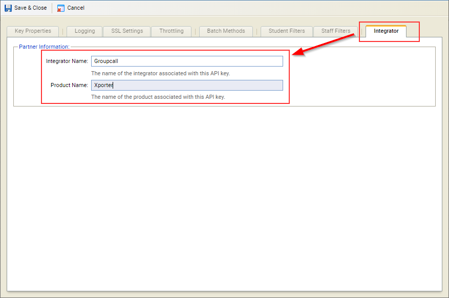 Xporter: Enable access in iSAMS/EdGen