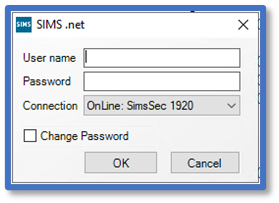 Xporter: SIMS: Login 2 Failed - Login failed for user
