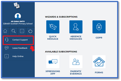 Messenger: Raise a New Support Case (SEEMIS)