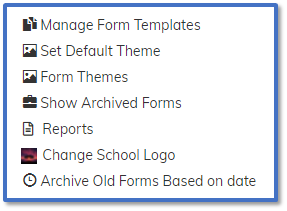 Forms: Archived Form Templates